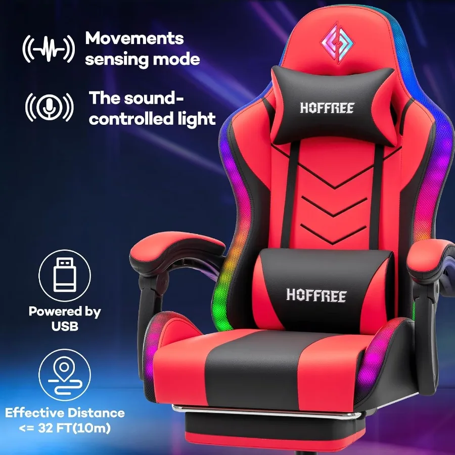 RGB-gamingstoel met luidspreke - Music recensie en prijs