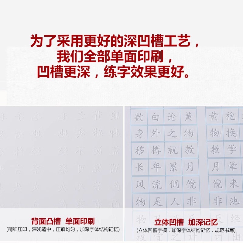 Gegroefd Chinees handschriftoe - Chinese Calligraphy Practice Book recensie en prijs