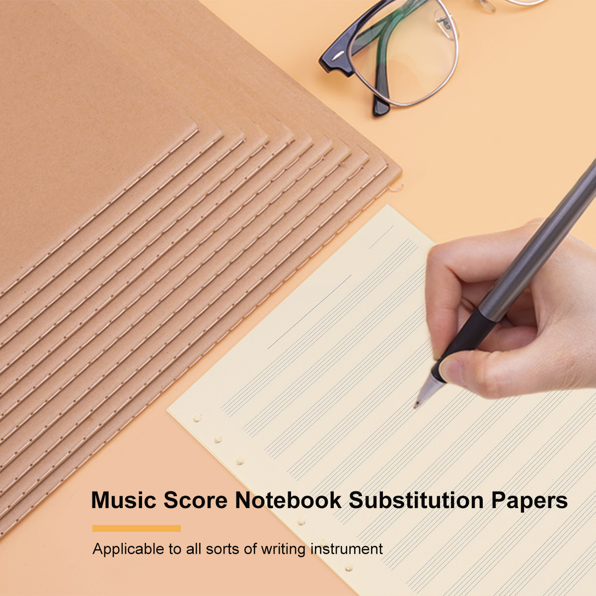 100 vellen muziekpapier, 5-lij - Blank Sheet Music Notebook recensie en prijs